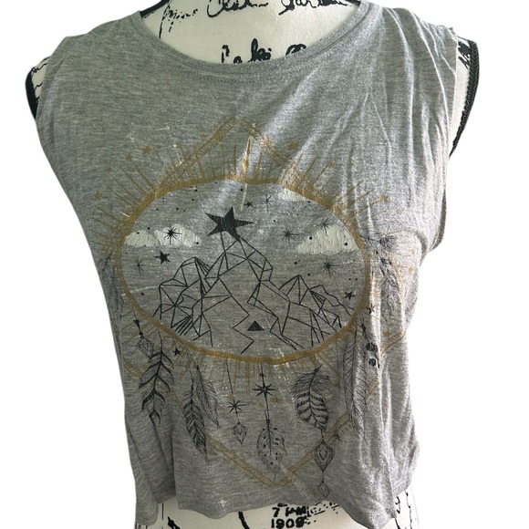 Rebellious One Gray Dream Catcher Tank Top - Picture 2 of 4